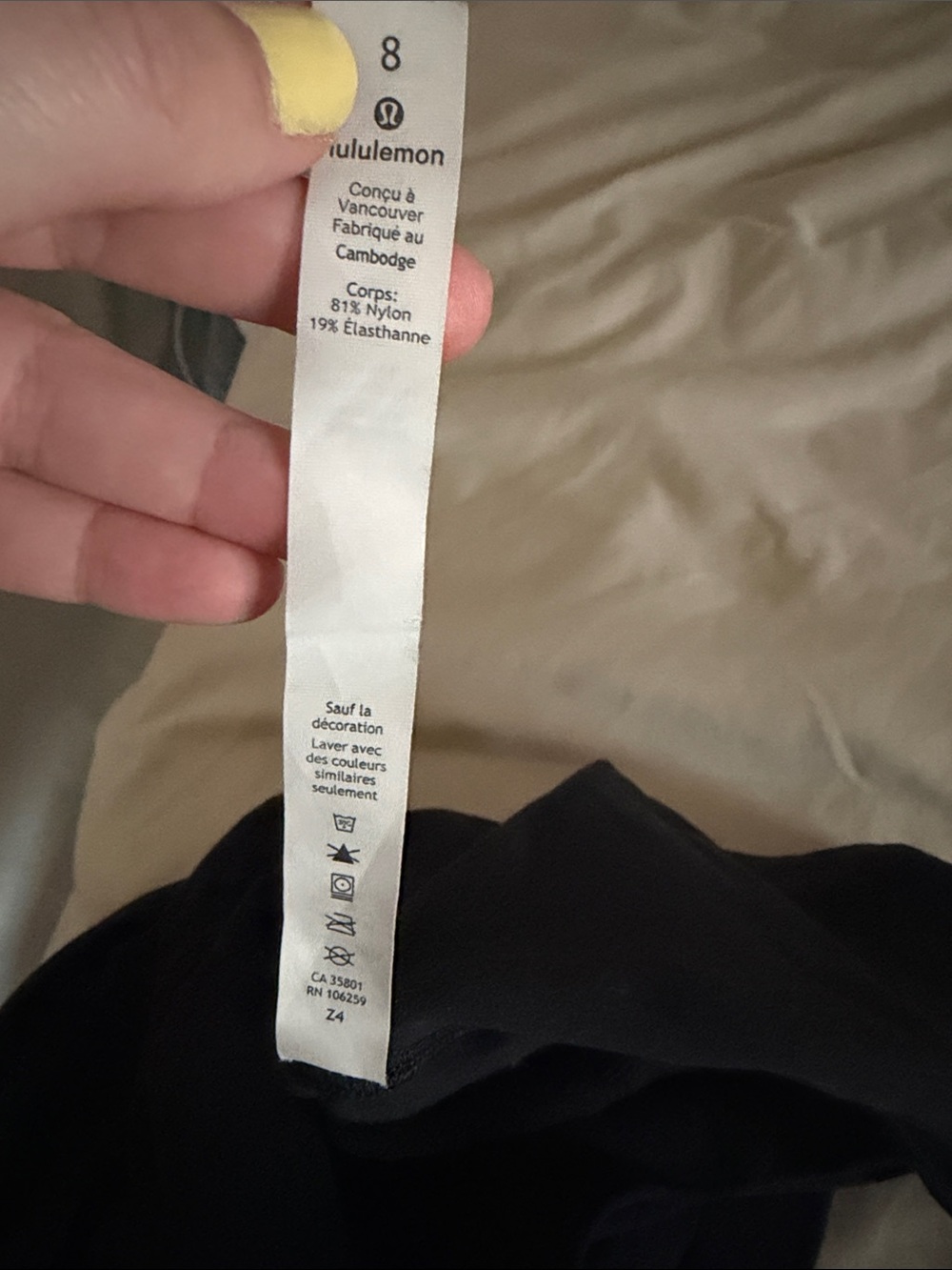 lululemon athletica Black High-Rise Performance Leggings - Picture 6 of 7